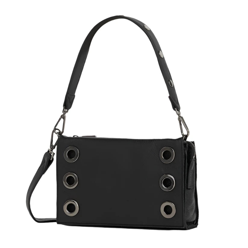 MONTANA CLUTCH SML in Black Lugano/Gunmetal