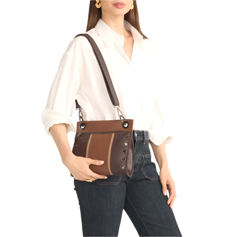 TONY MED Handbag in Orchestra Brown/Gunmetal