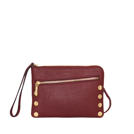 retired NASH SML Handbag in Pomodoro Red/Gunmetal