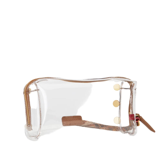 MAKEUP CLEAR Bag in Centerpiece Snake