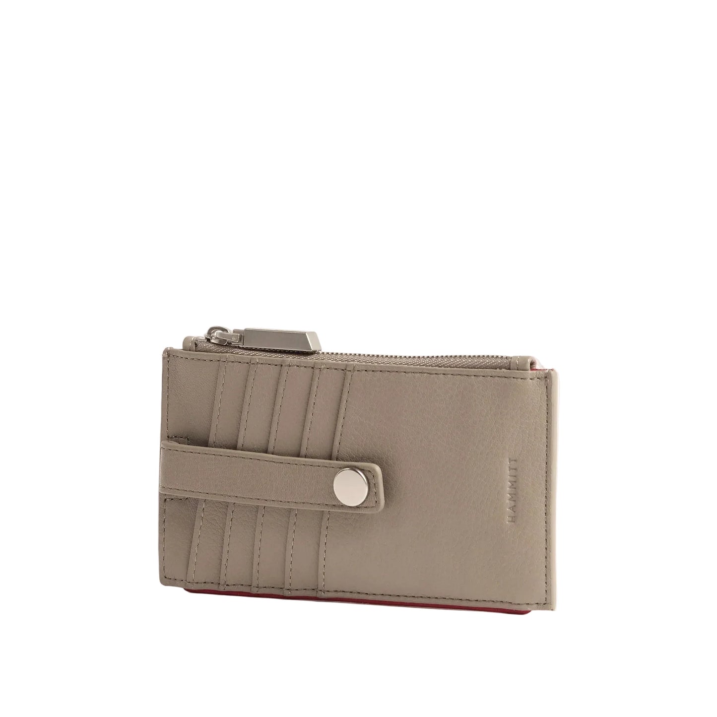 210 WEST ID Wallet in Pewter Pebble/Silver