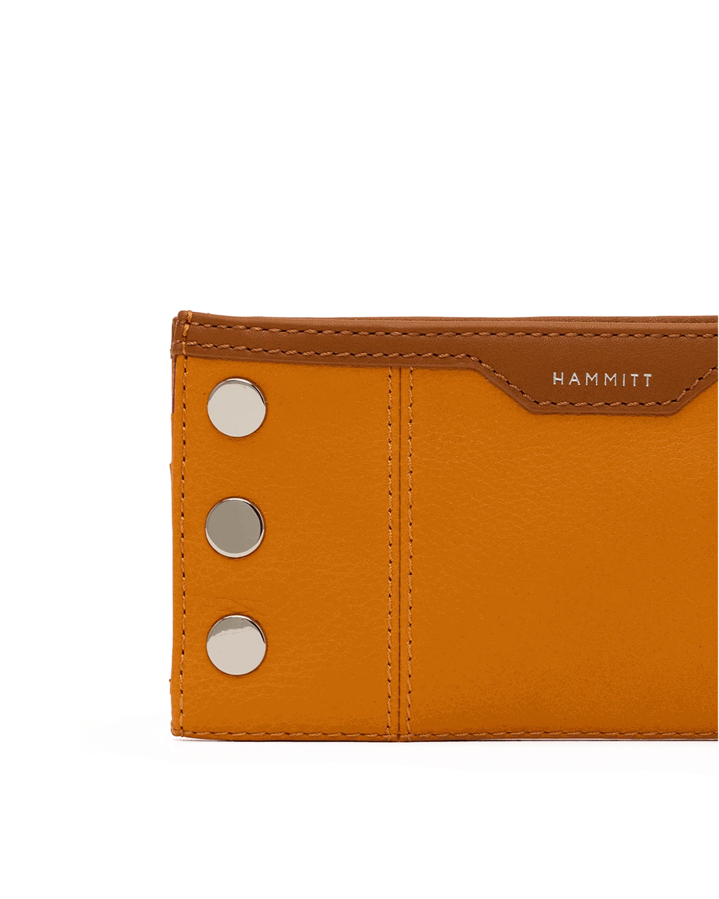 110 North Wallet in Tailored Tangerine/Silver