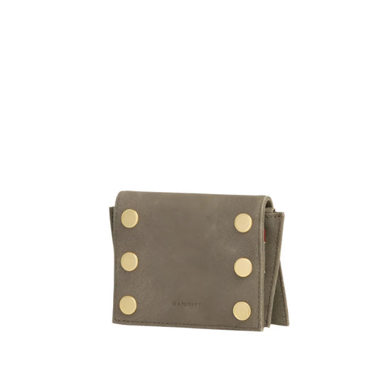 ALLEN WALLET in Pewter/Gold