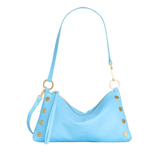 retired KYLE Handbag in Sea Sprite Blue/ Gold