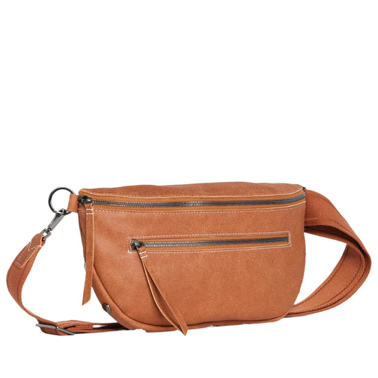 CHARLES CROSSBODY LRG in Hermosa Saddle/Gunmetal