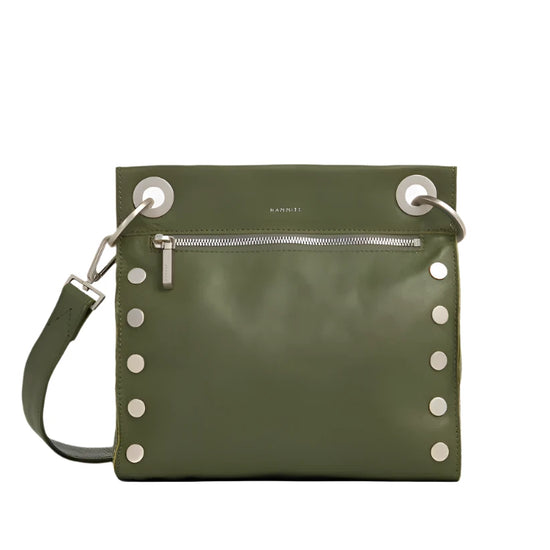 TONY MED Handbag in Landscape Green/Silver