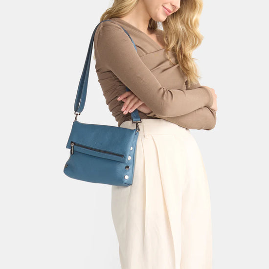 VIP MED Handbag in Curated Blue/Gunmetal