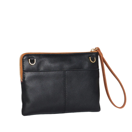 NASH SML Crossbody Clutch Wristlet in North End/Gunmetal