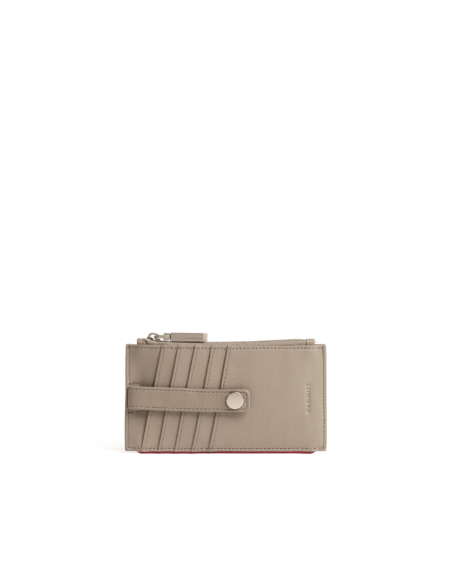 210 West ID Wallet in Pewter Pebble/Silver