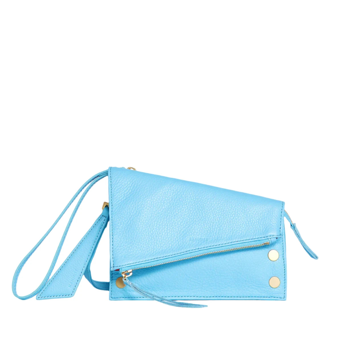 CURTIS Handbag in Sea Sprite Blue/ Gold