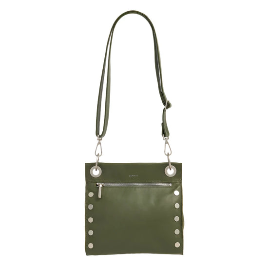 TONY MED Handbag in Landscape Green/Silver