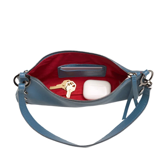 KYLE Handbag in Curated Blue/Gunmetal