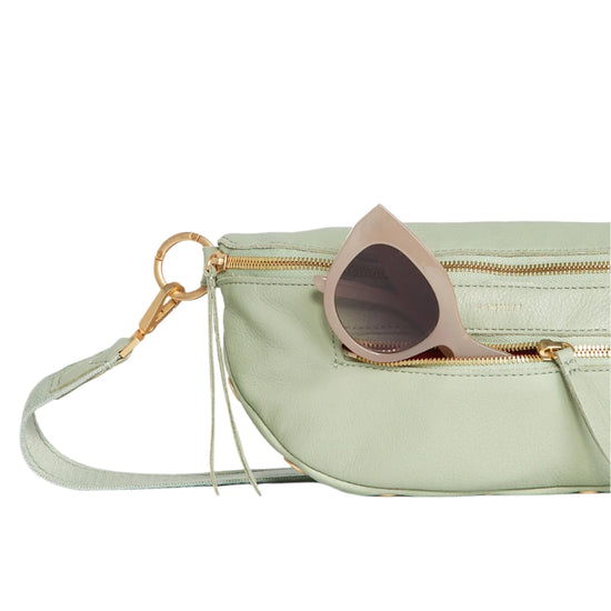 Retired CHARLES CROSSBODY MED in Cypress Sage/Gold