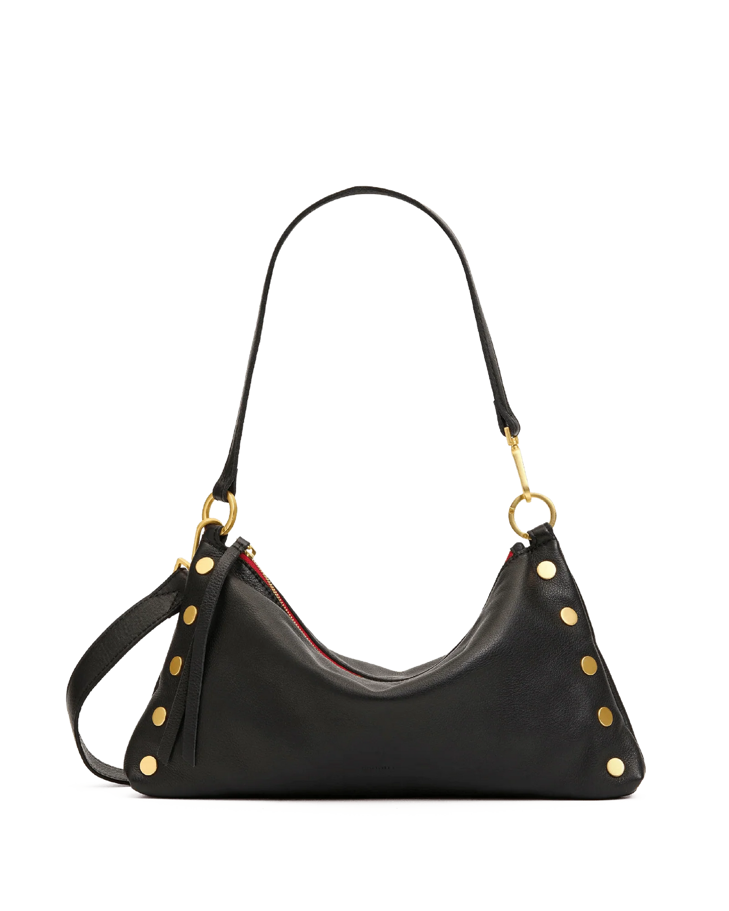 Kyle Med in Black/ Gold with a Red Zip
