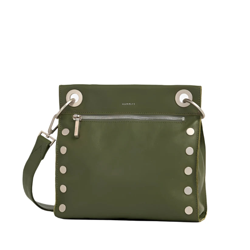 TONY MED Handbag in Landscape Green/Silver