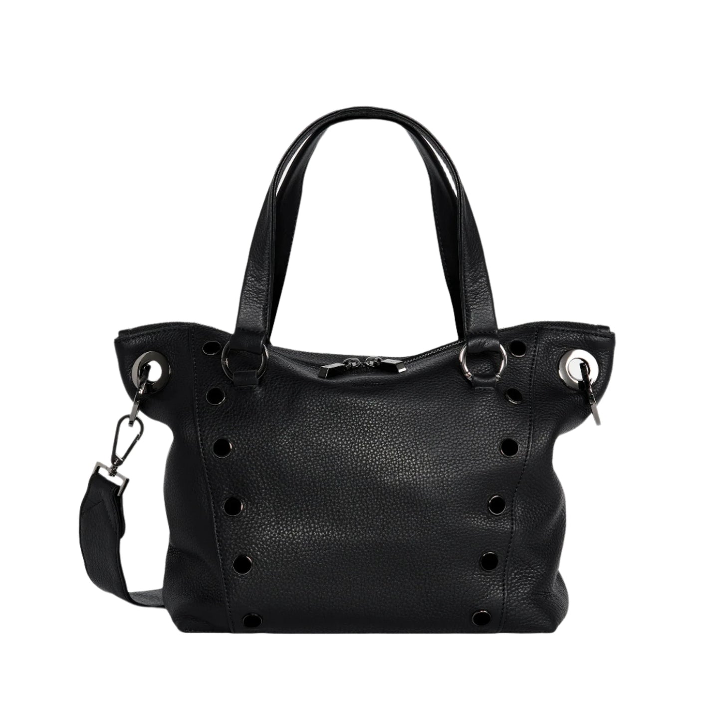 DANIEL MED Handbag in Black/Gunmetal