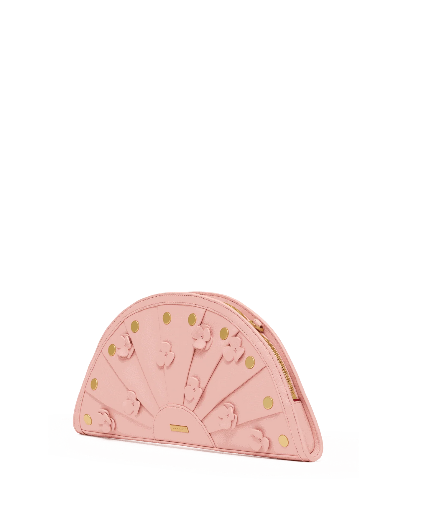 Shelley Clutch in Flamingo Flora/Gold