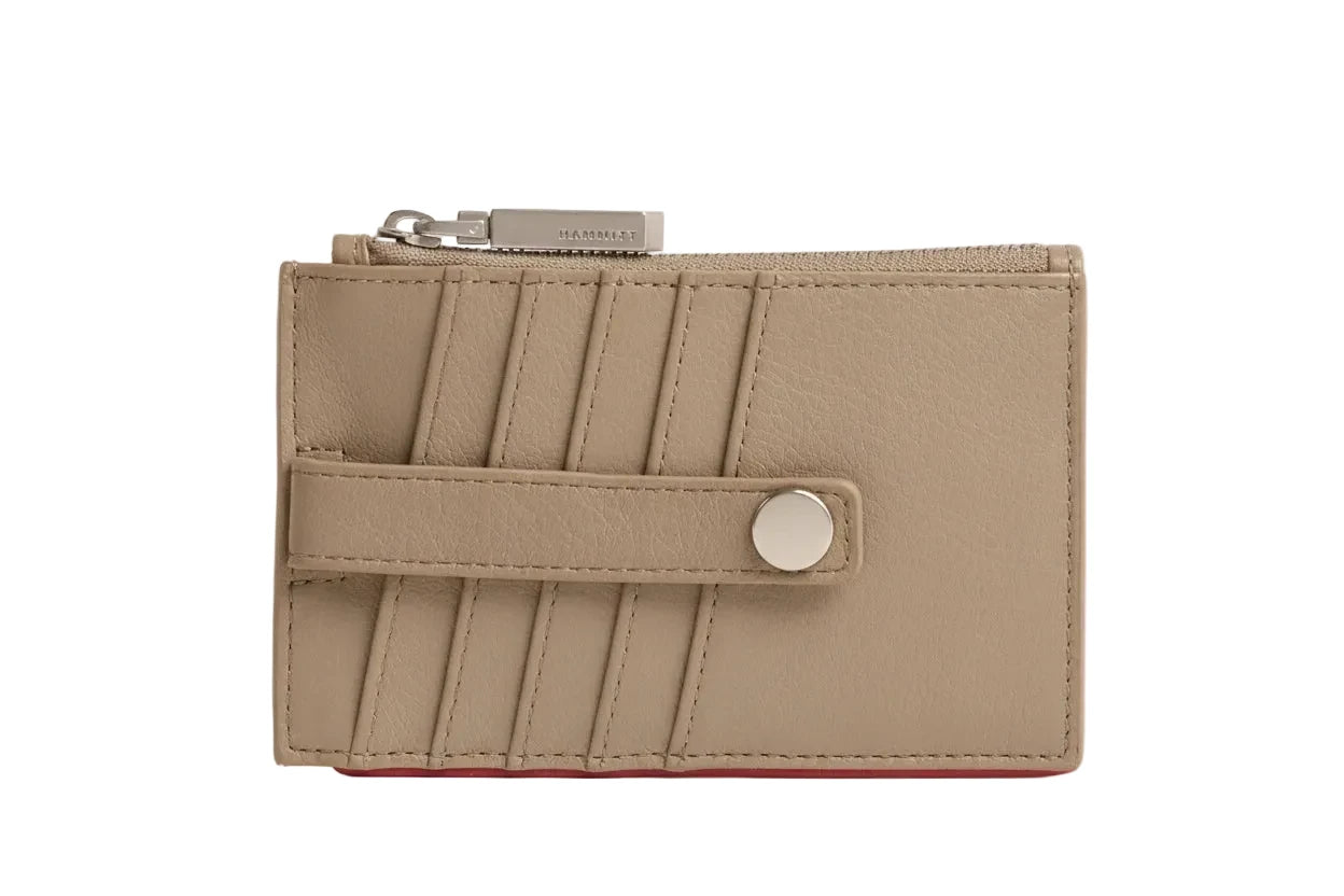 210 WEST ID Wallet in Pewter Pebble/Silver