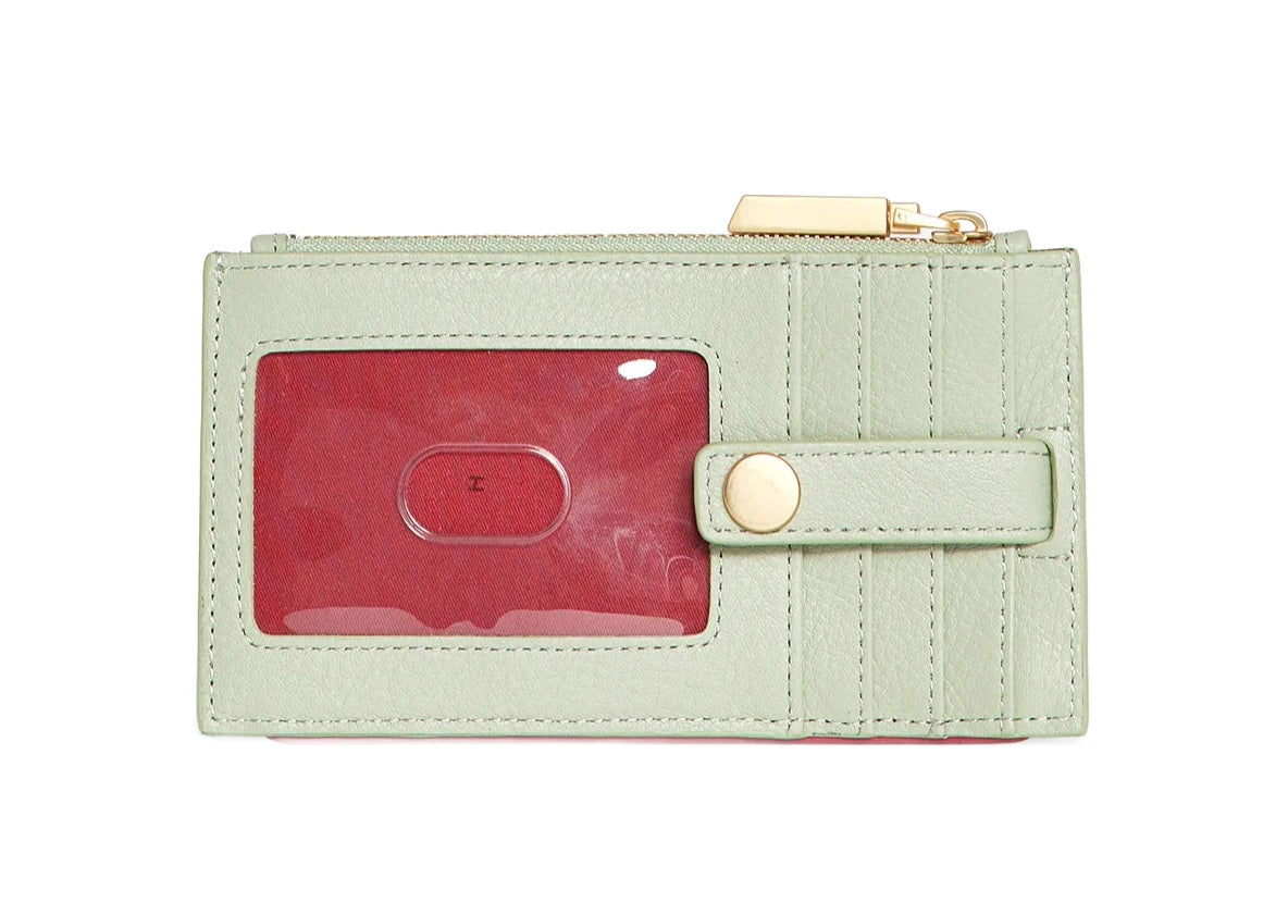 210 WEST ID Wallet in Cypress Sage/ Gold