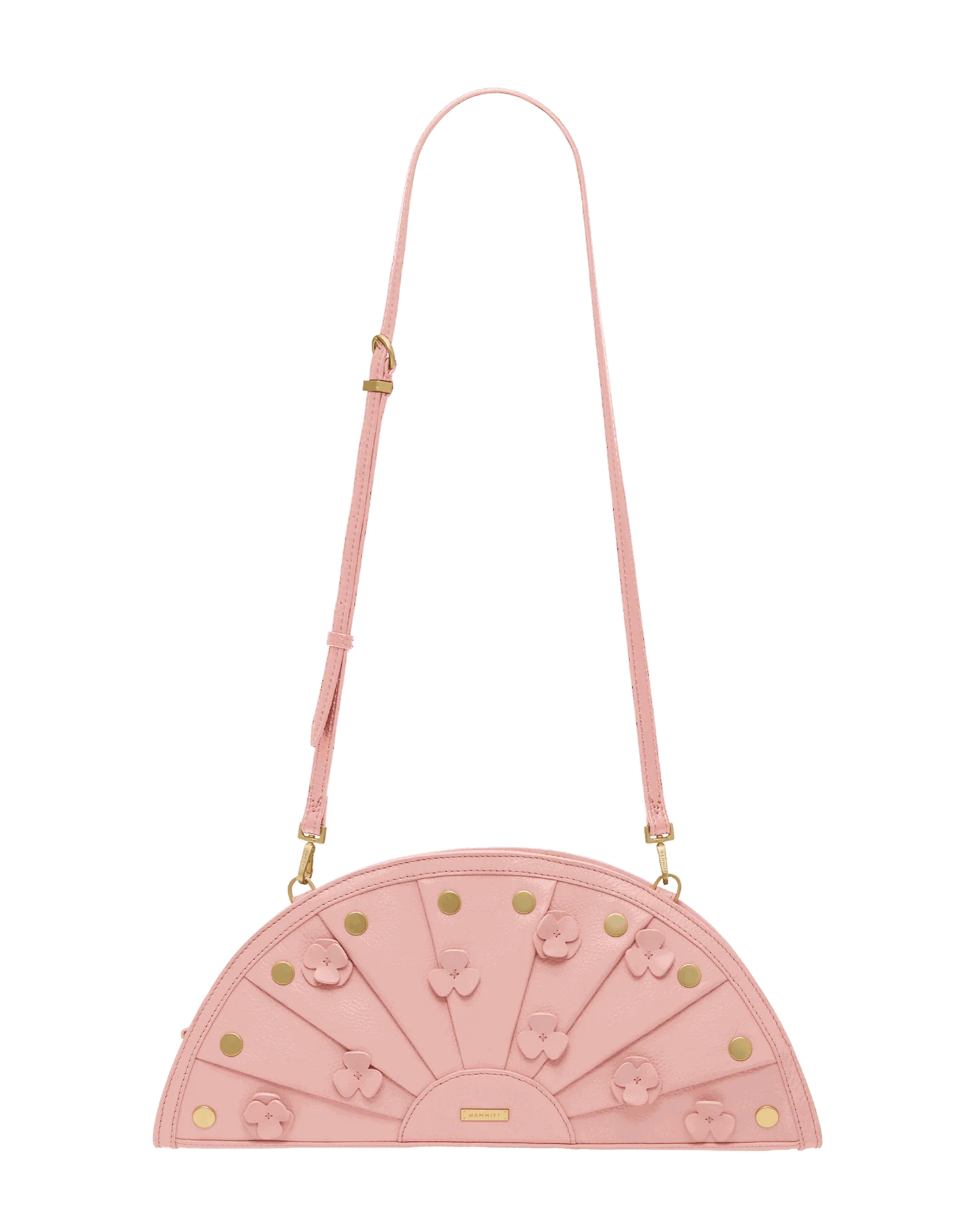 Shelley Clutch in Flamingo Flora/Gold