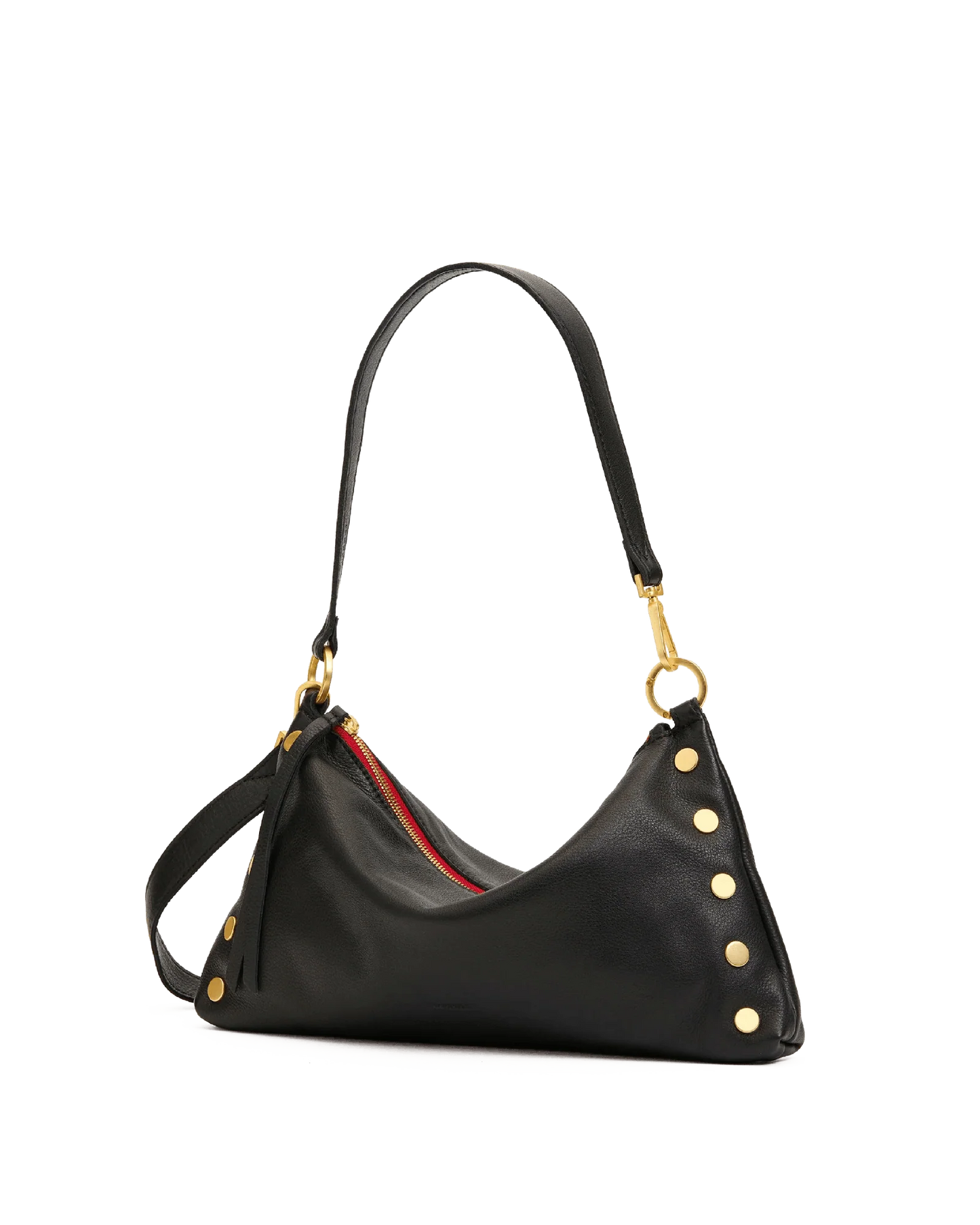 Kyle Med in Black/ Gold with a Red Zip