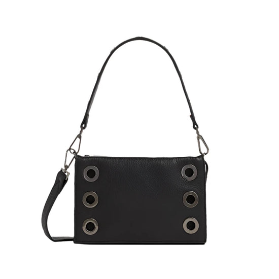 MONTANA CLUTCH SML in Black Lugano/Gunmetal