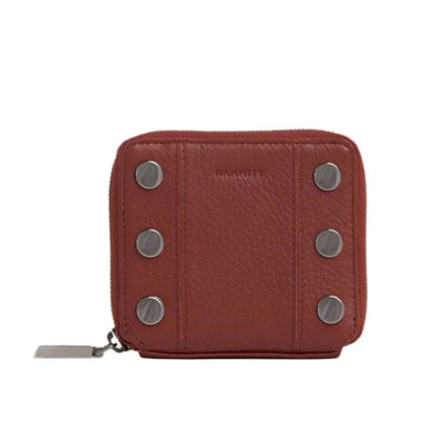 5 NORTH Compact Wallet in Baroque Brown/ Gunmetal