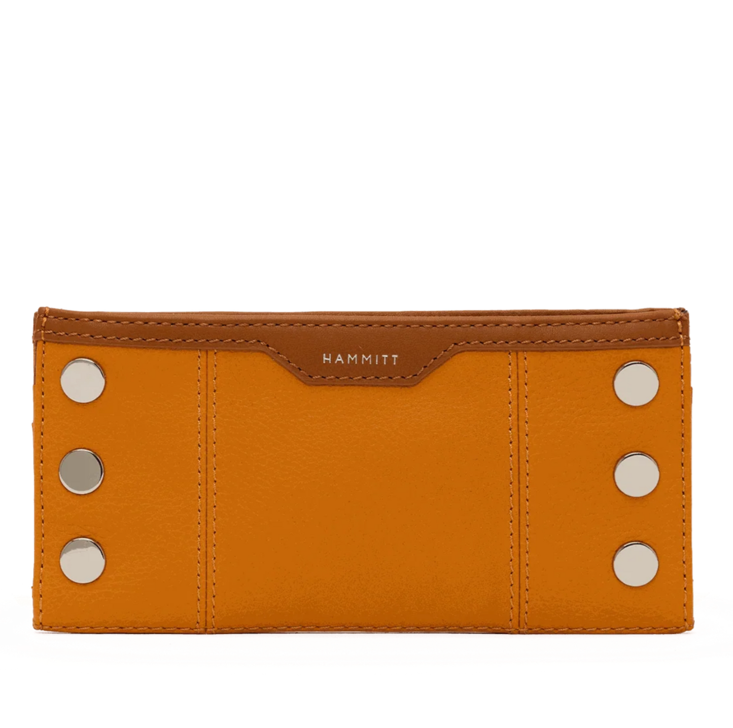 110 North Wallet in Tailored Tangerine/Silver