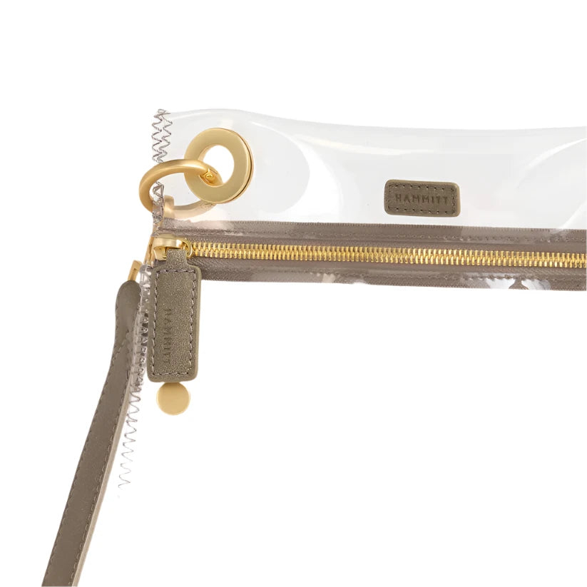 TONY MED Handbag in Clear Pewter/Gold