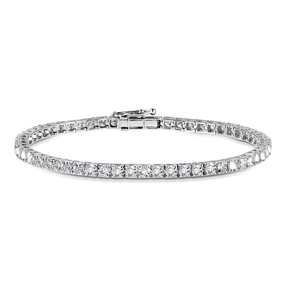 5.0 ct Lab Diamond Tennis Bracelet in 14KW