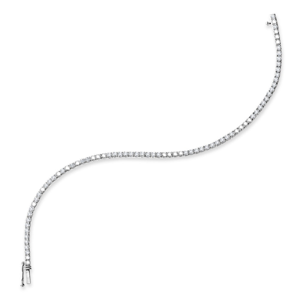 5.0 ct Lab-Grown Diamond Tennis Bracelet in 14KY