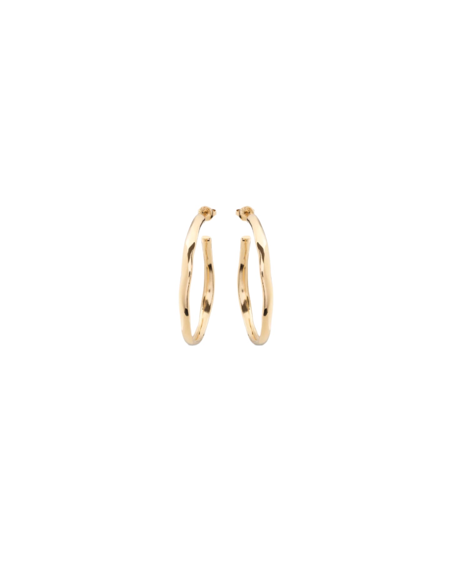 OHMMM Hoop Earrings in Gold