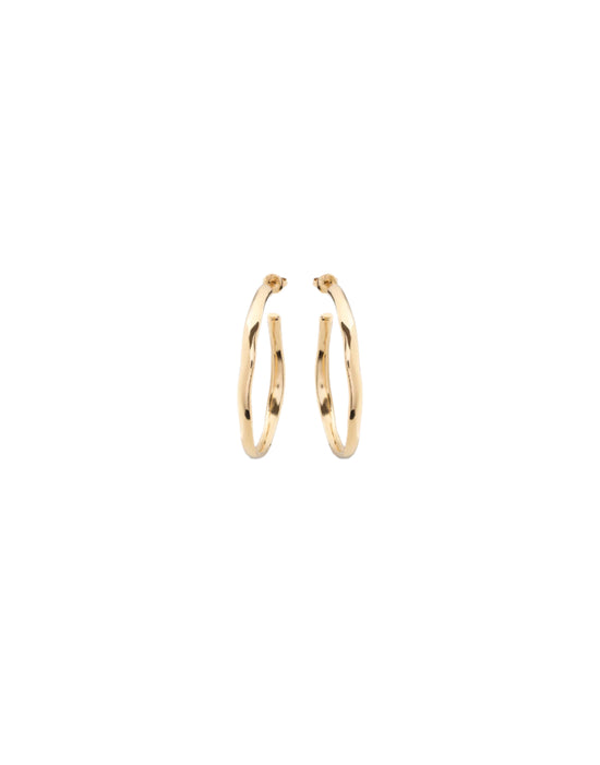 OHMMM Hoop Earrings in Gold