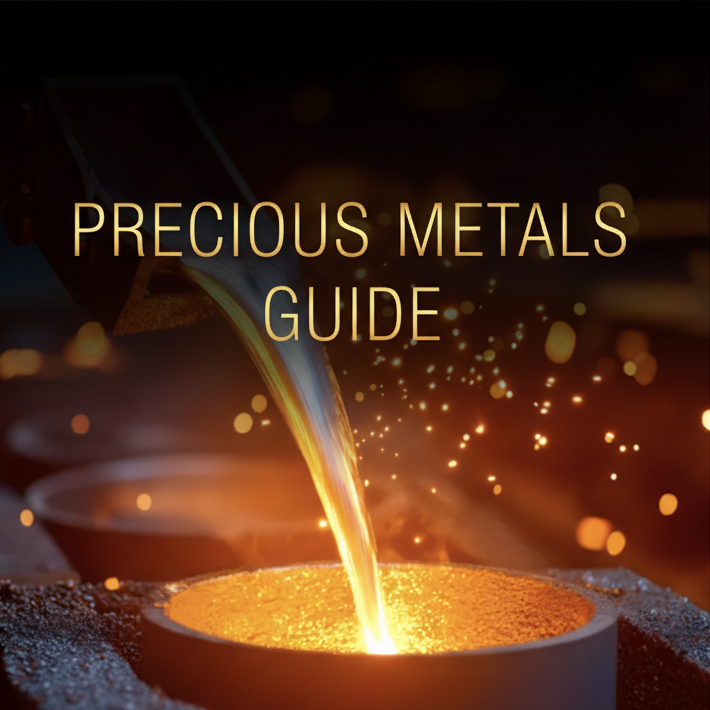 Precious Metals Guide - Sleek Font