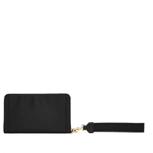Bryant Wallet in Black Nylon/ Gold