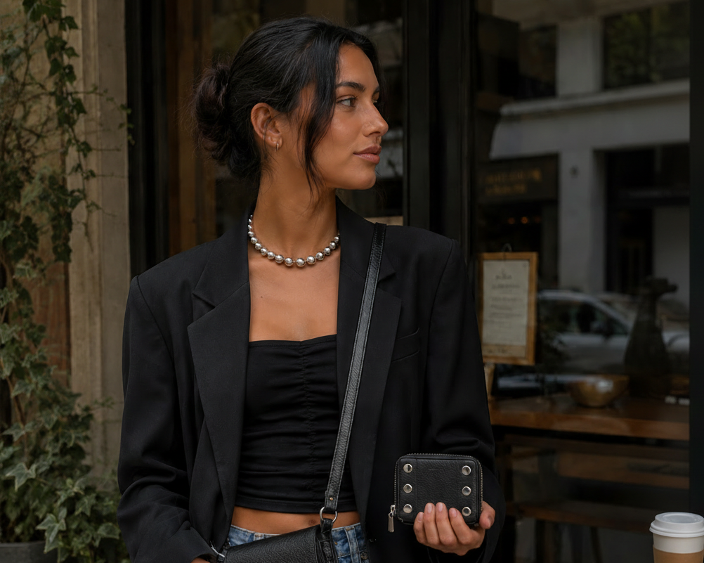 Street Café - Chunky Silver Ball Chain