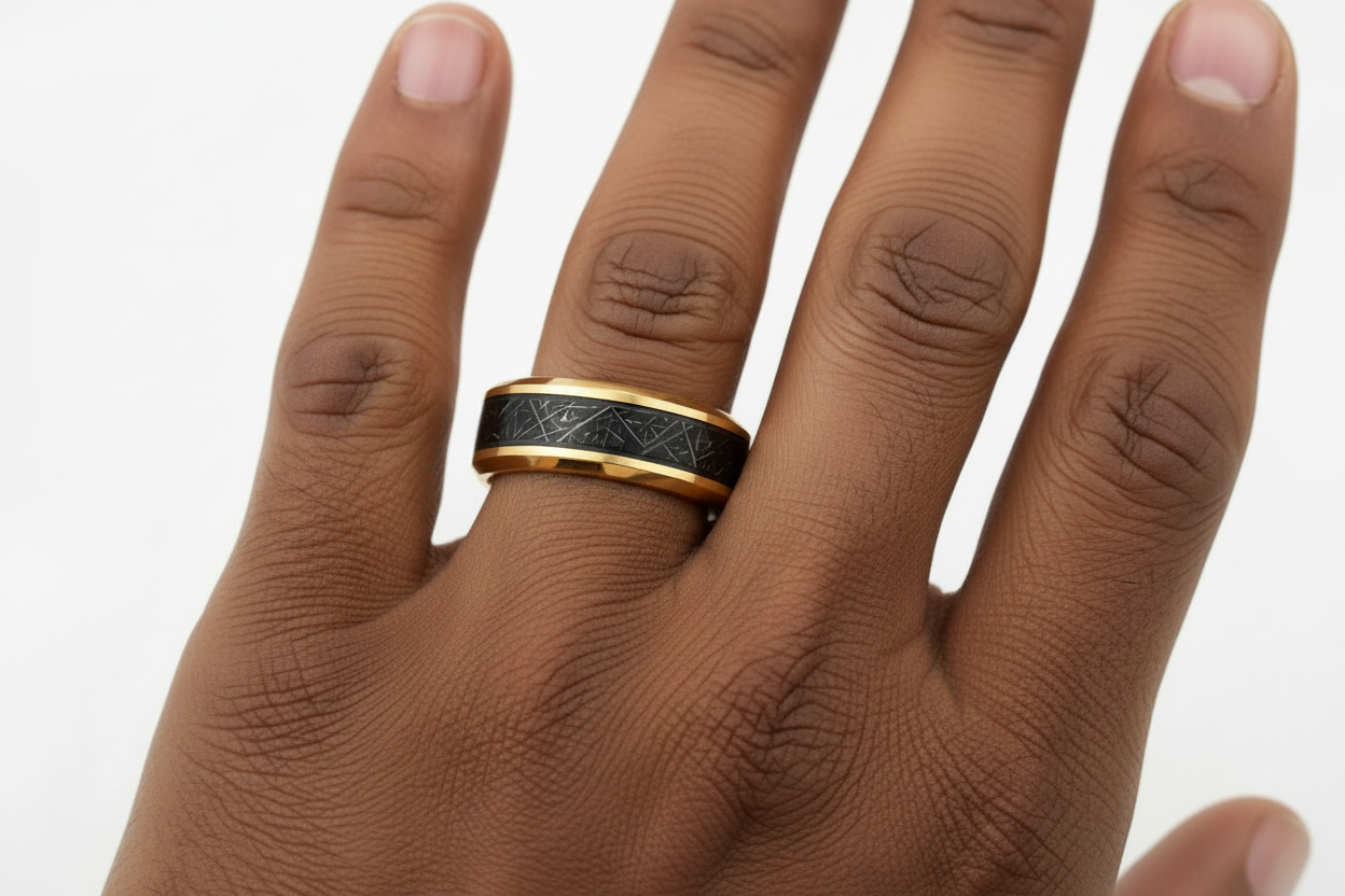 TG-053 Ring on Men's Ring Finger