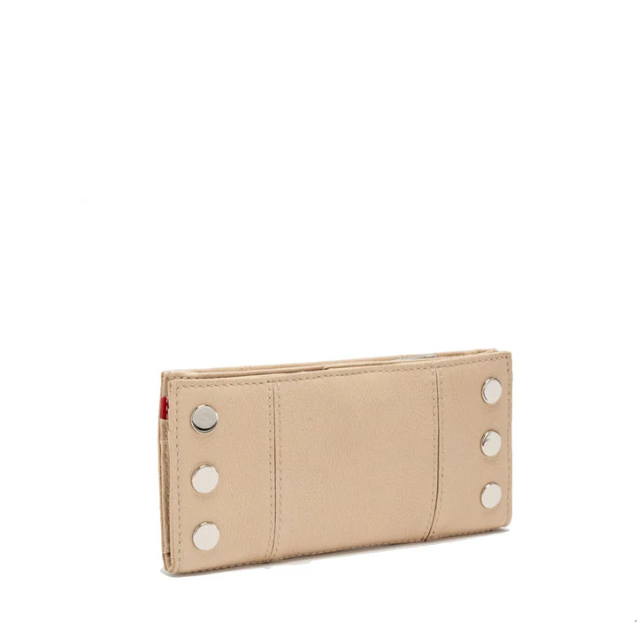 110 NORTH Wallet in Limestone/Silver