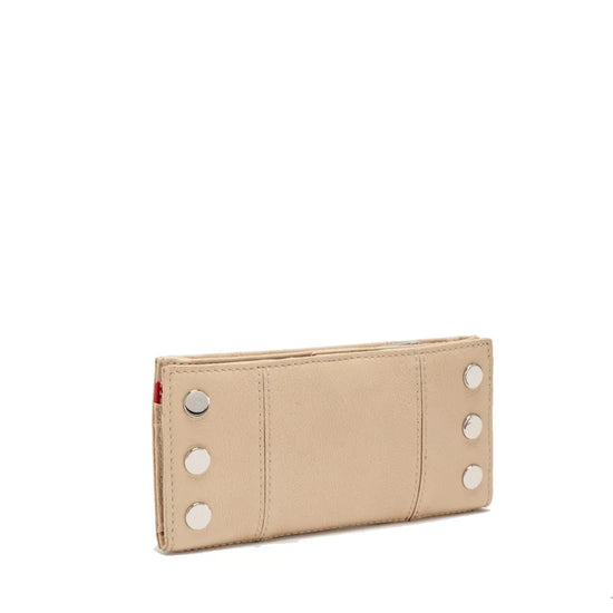 110 NORTH Wallet in Limestone/Silver