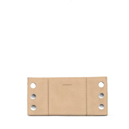 110 NORTH Wallet in Limestone/Silver