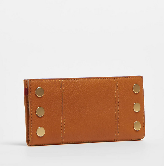 Load image into Gallery viewer, 110 NORTH Bifold Wallet in Nectar Tan/ Gold
