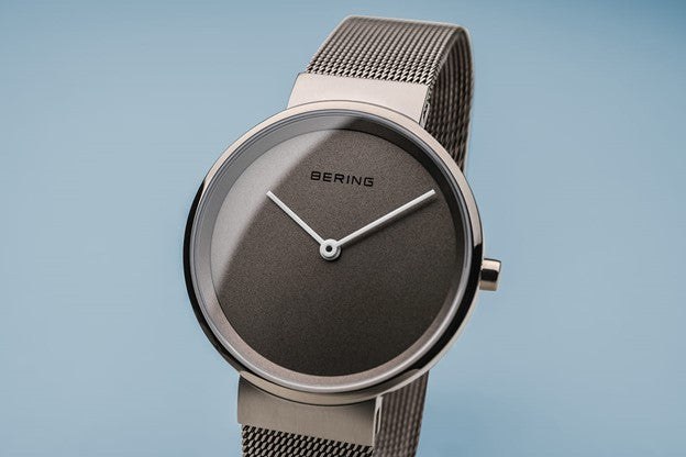 Ladies Classic Stainless Steel w/ Grey Dial and Grey Milanese Strap