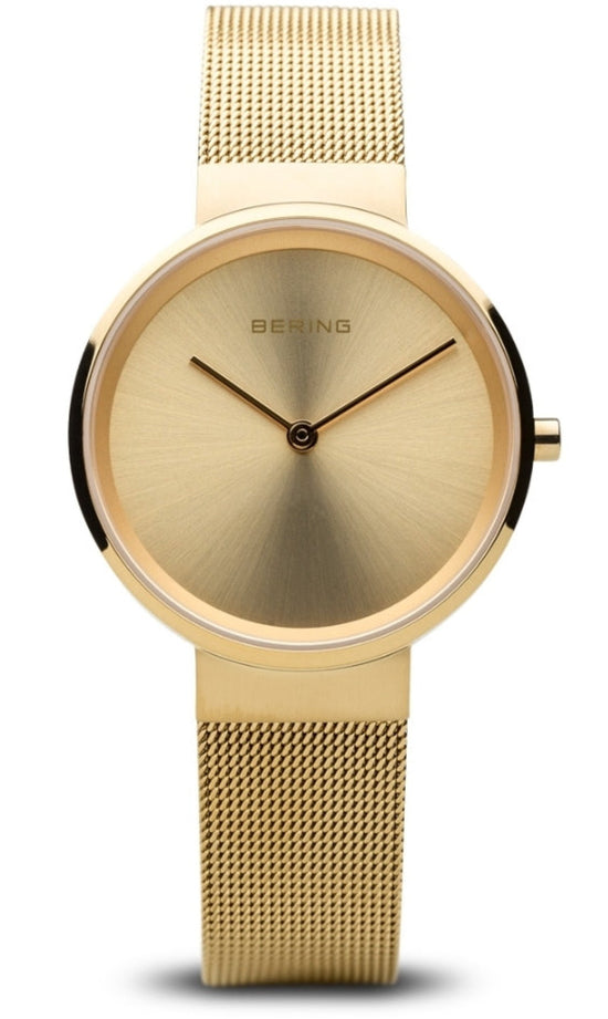 Load image into Gallery viewer, Ladies Classic Yellow Gold w/Milanaese Strap
