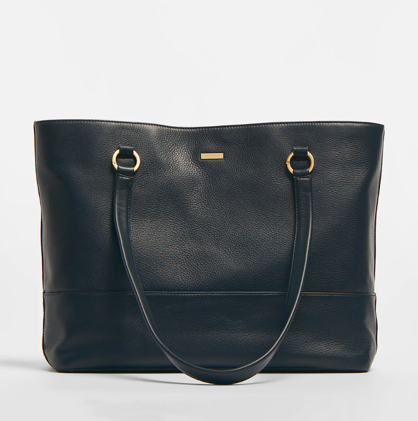 ANDERSEN Tote in Navy Tides/ Gold