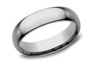 Load image into Gallery viewer, 6mm Regular Dome Comfort Fit Wedding Band w/ Polished Finish
