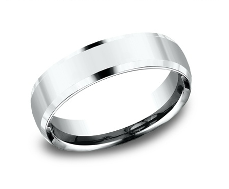 Load image into Gallery viewer, 4.5mm 14K Comfort Fit Wedding Band w/ High Polished Inverted Bevel Edges
