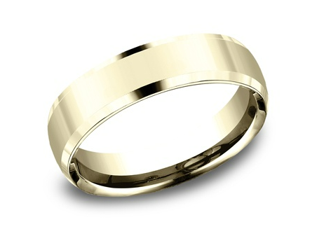 Load image into Gallery viewer, 4.5mm 14K Comfort Fit Wedding Band w/ High Polished Inverted Bevel Edges
