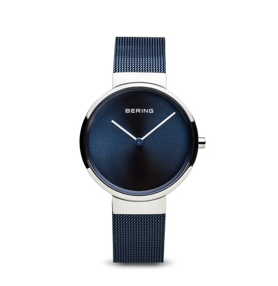 Ladies Classic Watch with Milanese Strap in Blue/Silver