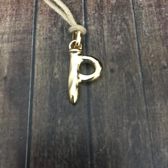 Lowercase Letter P Charm