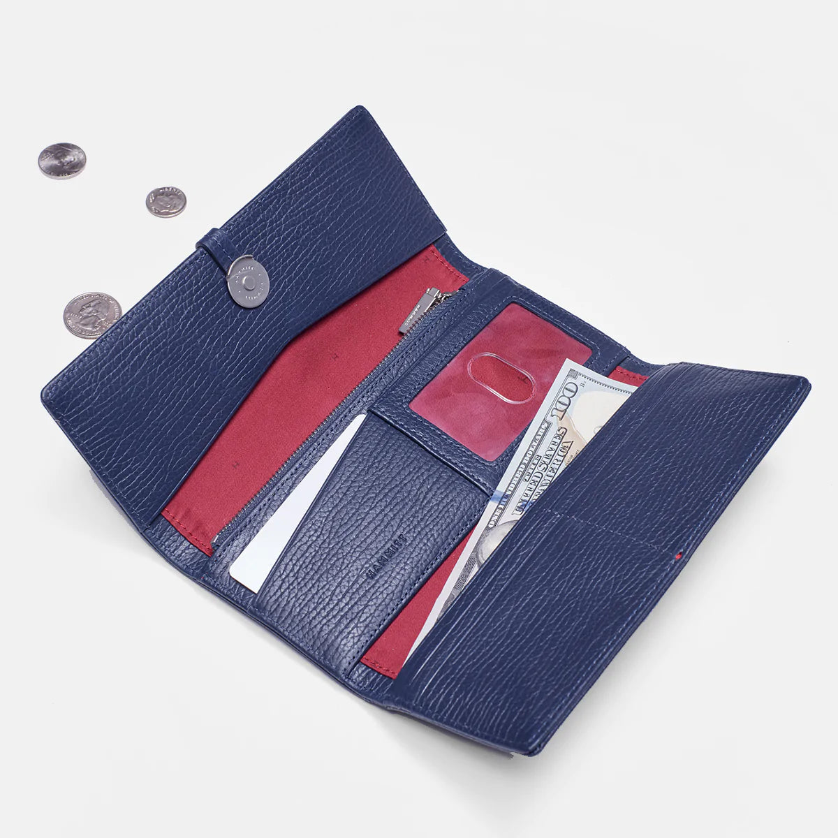 retired BENJAMIN Slim Wallet in Indigo Navy